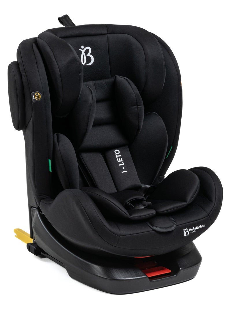 Bebelissimo - cadeira auto isofix - giratória a 360° - grupo 0+/1/2/3 - (0-36 kg) - i-leto Preto - Kiabi