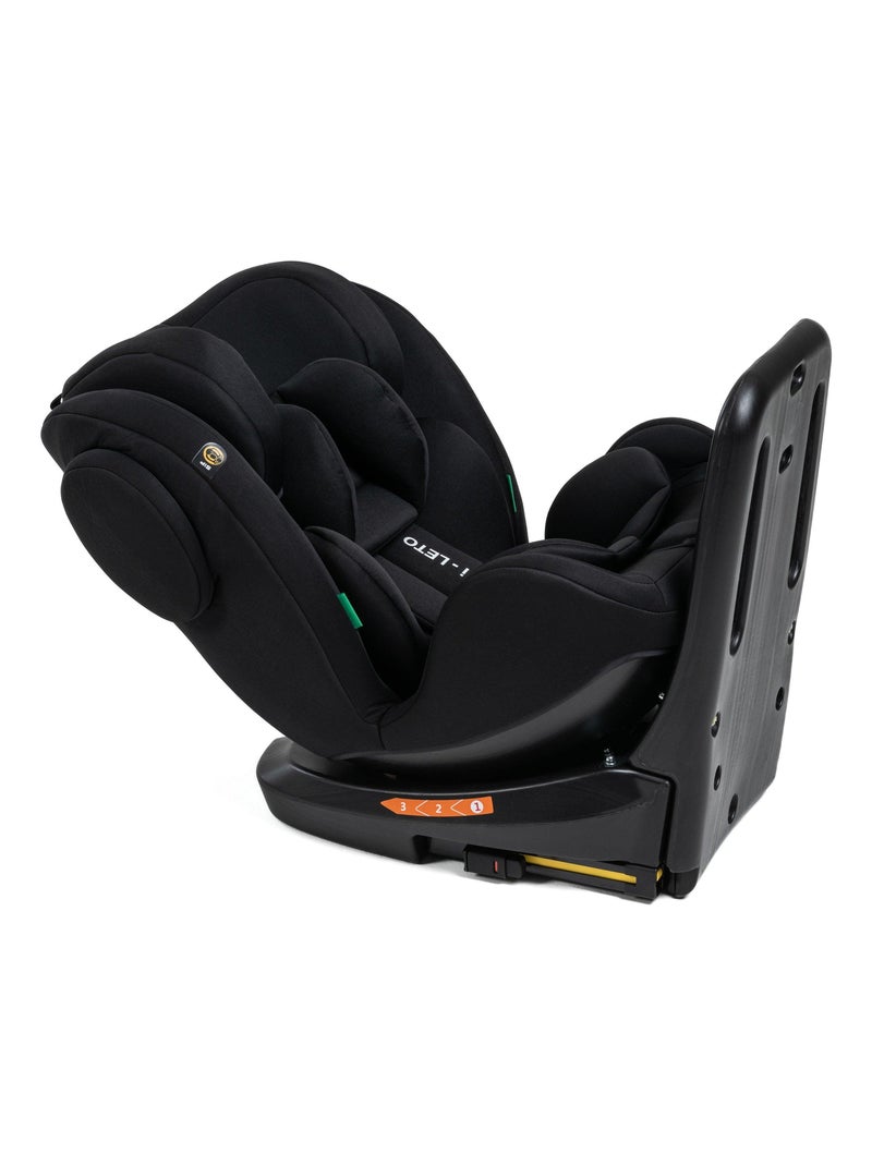 Bebelissimo - cadeira auto isofix - giratória a 360° - grupo 0+/1/2/3 - (0-36 kg) - i-leto Preto - Kiabi