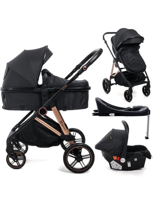 Bebelissimo - cadeira de passeio combinada trio 3 em 1 - cadeira auto 0+ iris – base isofix - Kiabi