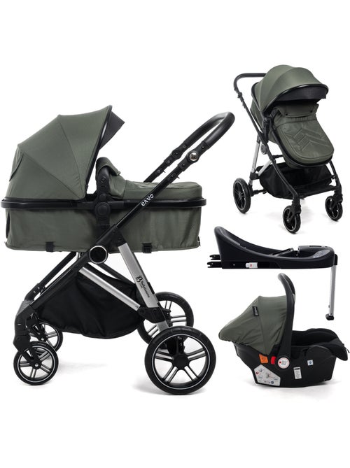 Bebelissimo - cadeira de passeio combinada trio 3 em 1 - cadeira auto 0+ iris – base isofix - Kiabi