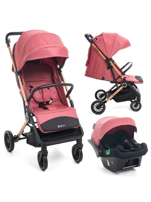 Bebelissimo - carrinho combinado duo 2 em 1 - cadeira auto 0+ lioni - Kiabi Bebelissimo - carrinho combinado duo 2 em 1 - cadeira auto 0+ lioni - Kiabi