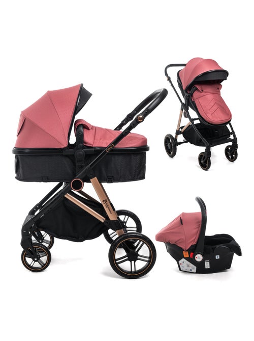 Bebelissimo - carrinho combinado trio 3 em 1 - cadeira auto - cavo - Kiabi