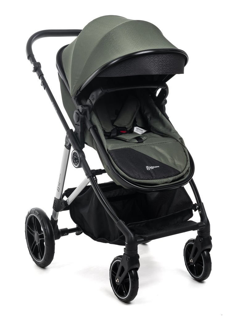 Bebelissimo - carrinho combinado trio 3 em 1 - cadeira auto - cavo Verde - Kiabi