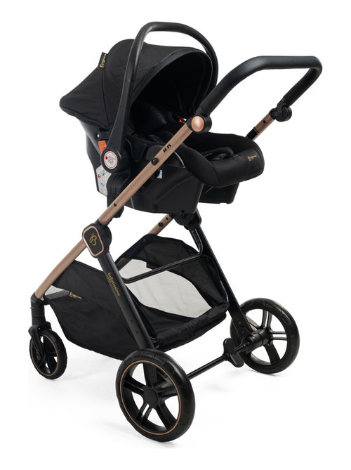 Bebelissimo - carrinho combinado trio 3 em 1 - cadeira auto 0+ iris – alcofa - Kiabi