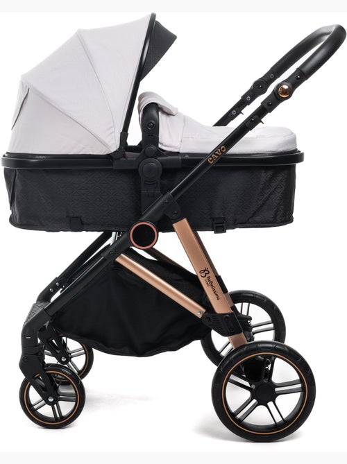 Bebelissimo - carrinho combinado trio 3 em 1 - cadeira auto 0+ iris – base isofix - Kiabi