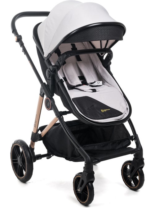 Bebelissimo - carrinho combinado trio 3 em 1 - cadeira auto 0+ iris – base isofix - Kiabi