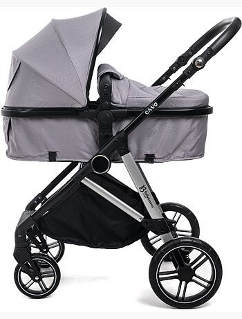 Bebelissimo - cadeira de passeio combinada trio 3 em 1 - cadeira auto 0+ iris – base isofix