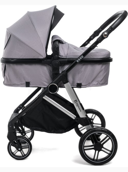 Bebelissimo - carrinho combinado trio 3 em 1 - cadeira auto 0+ iris – base isofix - Kiabi