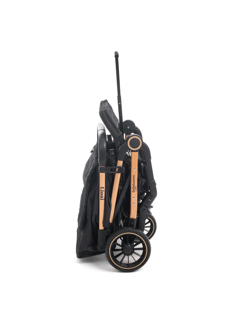 Bebelissimo - carrinho de bebé combinado duo 2 em 1 - cadeira auto 0+ lioni Preto - Kiabi