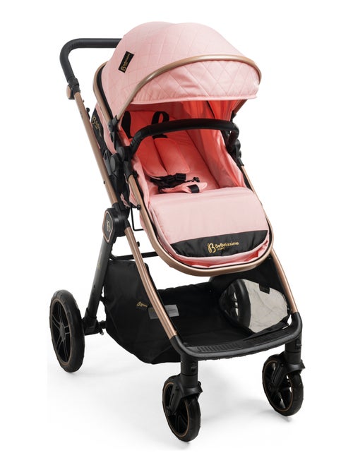 Bebelissimo - carrinho de bebé combinado trio 3 em 1 - cadeira auto 0+ iris – alcofa - Kiabi