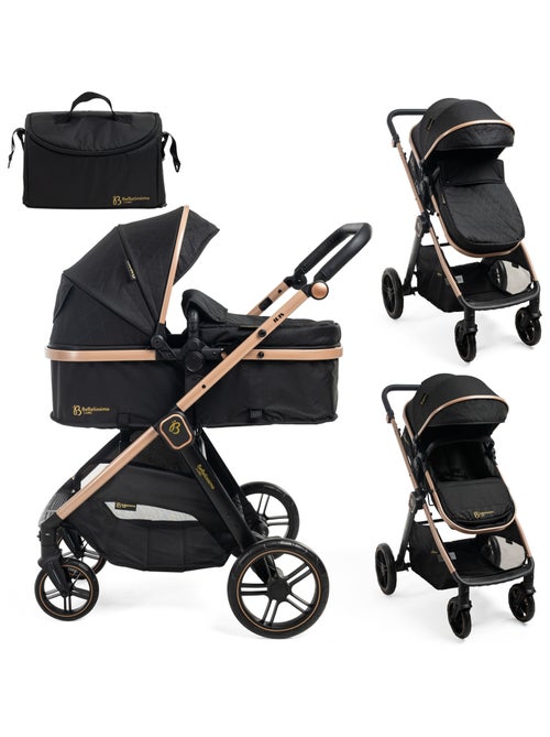 Bebelissimo - carrinho de bebé transformável - combinado - 2 em 1 - peso 0-22 kg - iris - Kiabi