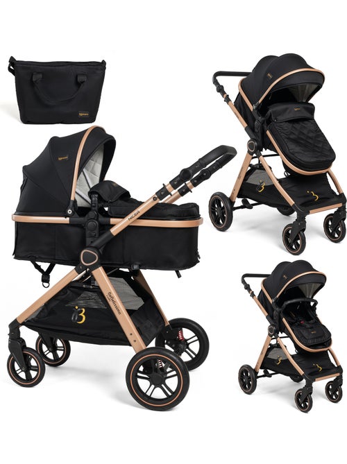 Bebelissimo - carrinho de bebé transformável - combinado - 2 em 1 - peso 0-22 kg - nicea - Kiabi