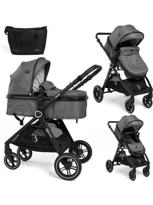 Bebelissimo - carrinho de bebé transformável - combinado - 2 em 1 - peso 0-22 kg - nicea - Kiabi
