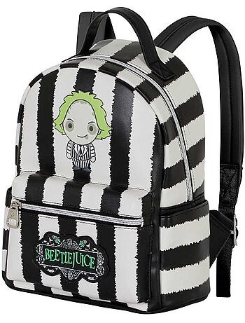 Beetlejuice stripes mochila heady, branca