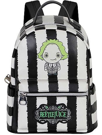 Beetlejuice stripes mochila heady, branca