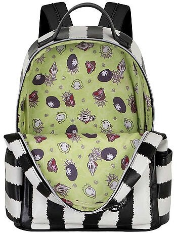 Beetlejuice stripes mochila heady, branca