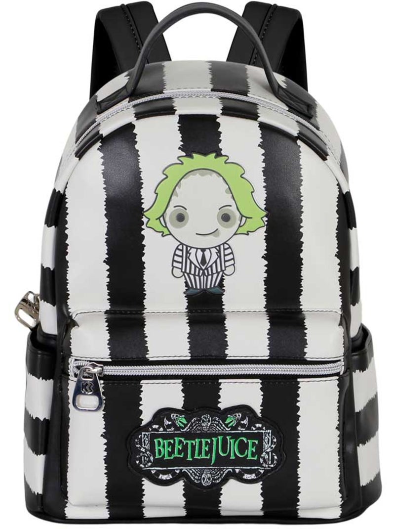 Beetlejuice Stripes Mochila Heady, Branca Branco - Kiabi