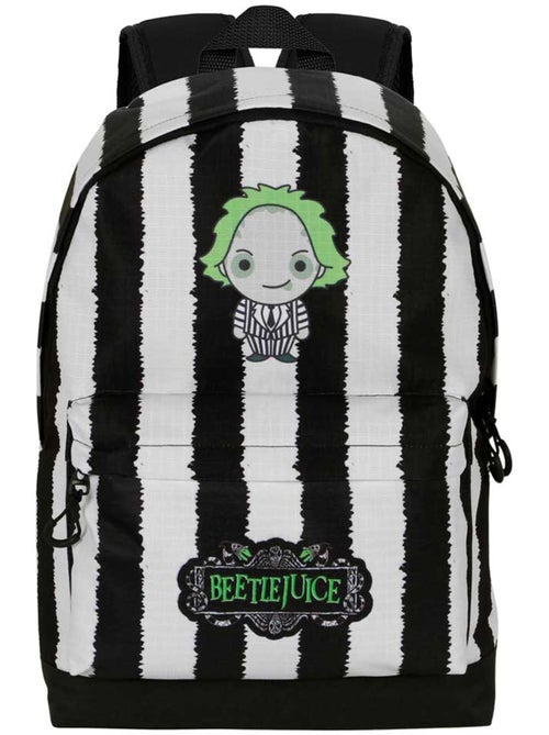 Beetlejuice Stripes Mochila HS FAN 2.2, Branca - Kiabi Beetlejuice Stripes Mochila HS FAN 2.2, Branca - Kiabi