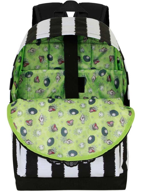 Beetlejuice Stripes Mochila HS FAN 2.2, Branca - Kiabi Beetlejuice Stripes Mochila HS FAN 2.2, Branca - Kiabi