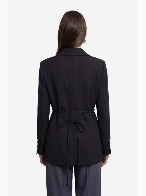 Belted crepe blazer jacket my fashion - Kiabi Belted crepe blazer jacket my fashion - Kiabi