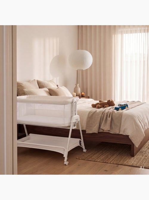 Berço co-sleeper 3em1 lionelo luna - berço - regulável em altura e inclinação - colchão incluído - Kiabi Berço co-sleeper 3em1 lionelo luna - berço - regulável em altura e inclinação - colchão incluído - Kiabi