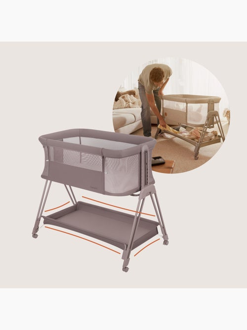 Berço Co-Sleeper 3em1 LIONELO Luna - Berço - Regulável em Altura e Inclinação - Colchão Incluído - Kiabi Berço Co-Sleeper 3em1 LIONELO Luna - Berço - Regulável em Altura e Inclinação - Colchão Incluído - Kiabi