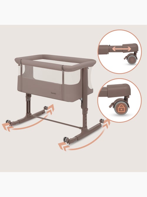 Berço Co-Sleeping 3em1 LIONELO Aurora - Berço de Bebé Regulável - Colchão - Mala - Kiabi Berço Co-Sleeping 3em1 LIONELO Aurora - Berço de Bebé Regulável - Colchão - Mala - Kiabi