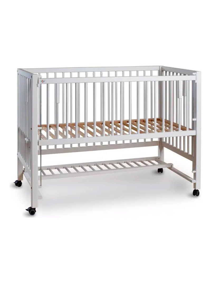 Berço co‑sleeping evolutivo em madeira | tissi Branco - Kiabi