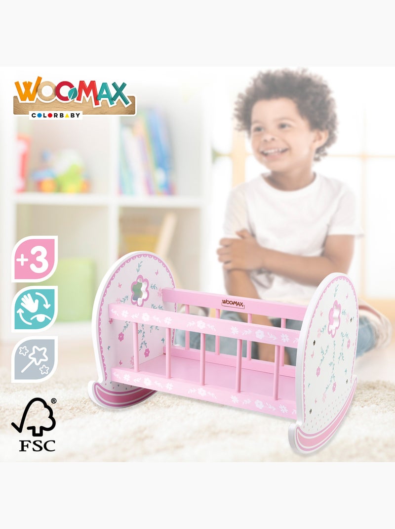 Berço de madeira para boneca WOOMAX N/D - Kiabi