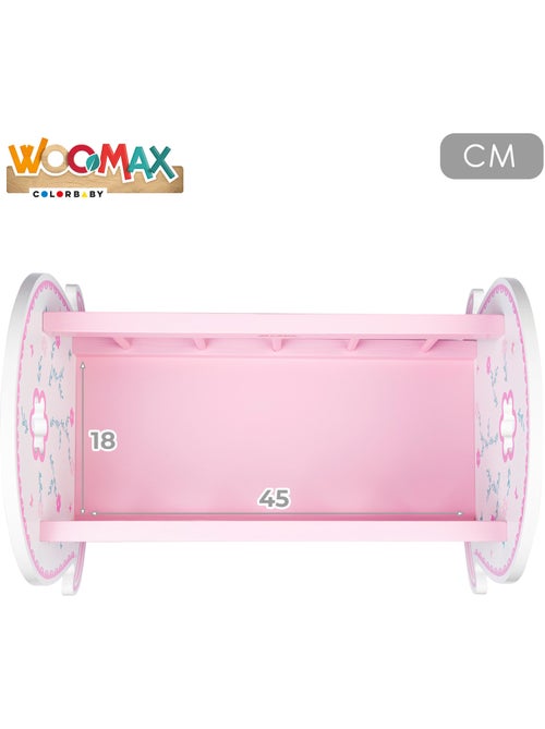 Berço de madeira para boneca WOOMAX - Kiabi Berço de madeira para boneca WOOMAX - Kiabi