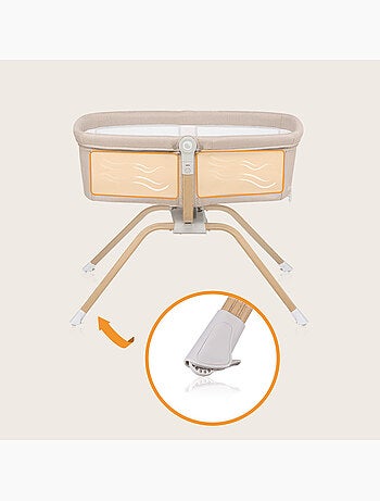 Berço de viagem 3 em 1 LIONELO Malin Evo – Berço – Rodas – Colchão incluído – Bolsa