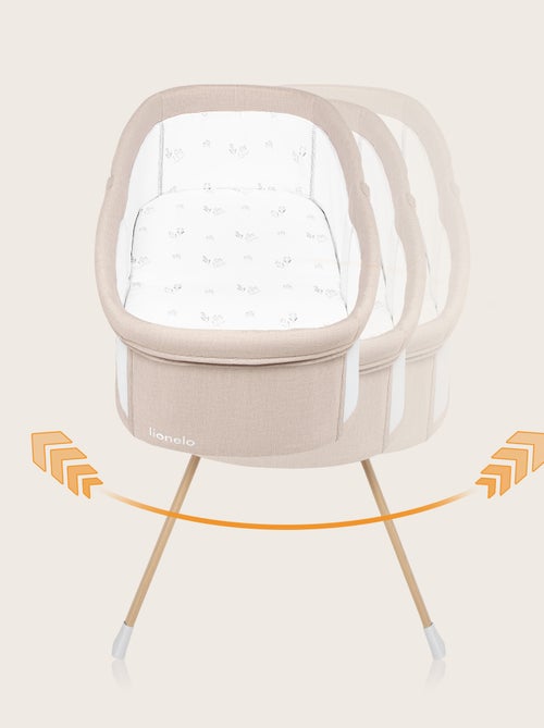 Berço de viagem 3 em 1 LIONELO Malin Evo – Berço – Rodas – Colchão incluído – Bolsa - Kiabi Berço de viagem 3 em 1 LIONELO Malin Evo – Berço – Rodas – Colchão incluído – Bolsa - Kiabi