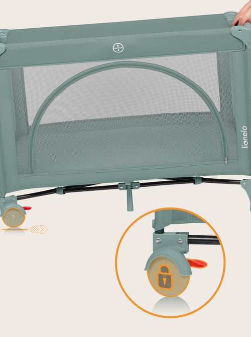 Berço de Viagem 3em1 LIONELO Laura - Parque de Bebé - Colchão - Rodas - 0-36 Meses - Kiabi Berço de Viagem 3em1 LIONELO Laura - Parque de Bebé - Colchão - Rodas - 0-36 Meses - Kiabi