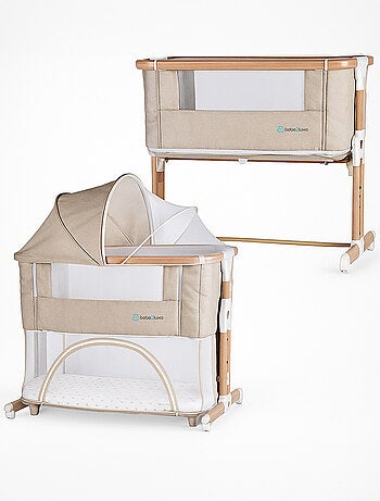 Berço evolutivo LEO cinza: cododo / cama de bebé / parque infantil