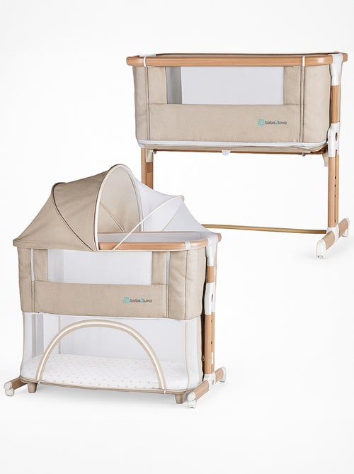 Berço evolutivo LEO bege: cododo / cama de bebé / parque infantil - Kiabi Berço evolutivo LEO bege: cododo / cama de bebé / parque infantil - Kiabi