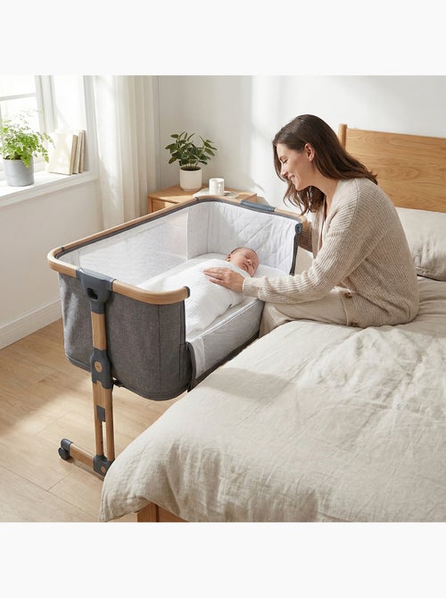 Berço evolutivo LEO cinza: cododo / cama de bebé / parque infantil - Kiabi Berço evolutivo LEO cinza: cododo / cama de bebé / parque infantil - Kiabi