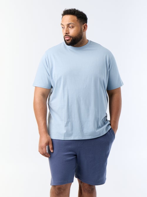 Bermuda chino com cintura elástica - Kiabi