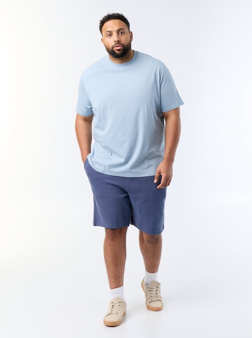 Bermuda chino com cintura elástica - Kiabi