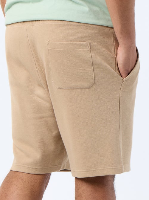 Bermuda chino com cintura elástica - Kiabi