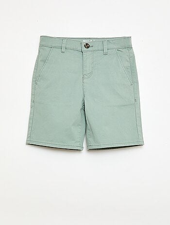 Bermuda chino em sarja