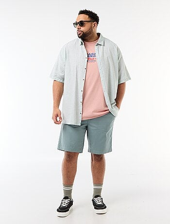Bermuda chino em sarja