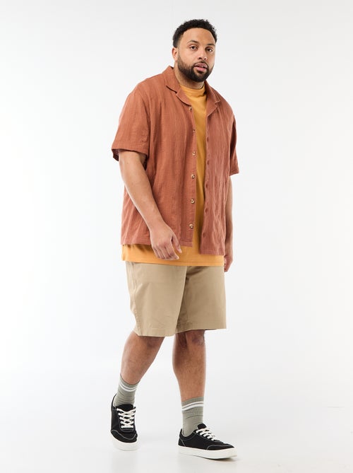 Bermuda chino em sarja - Kiabi