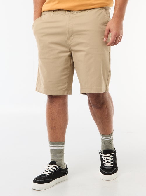 Bermuda chino em sarja - Kiabi