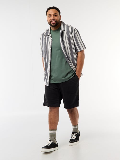 Bermuda chino em sarja - Kiabi