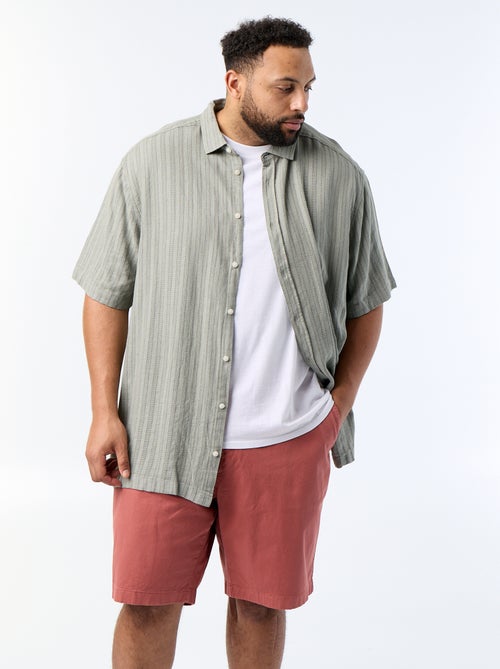 Bermuda chino em sarja - Kiabi