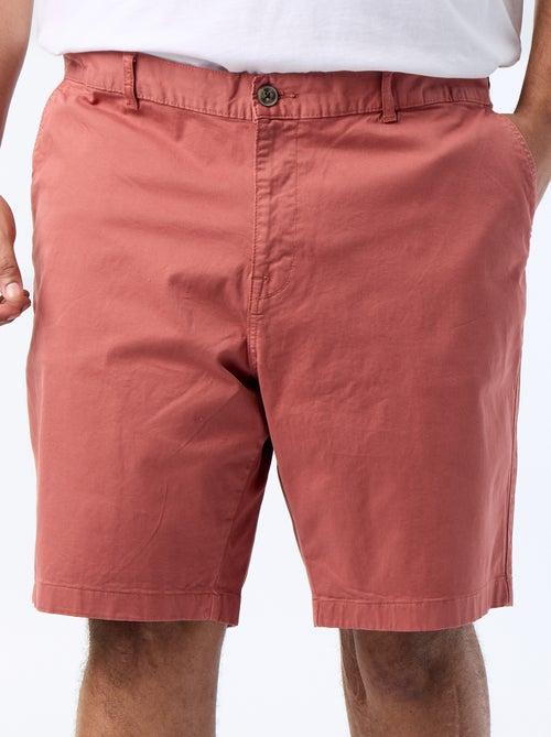 Bermuda chino em sarja - Kiabi