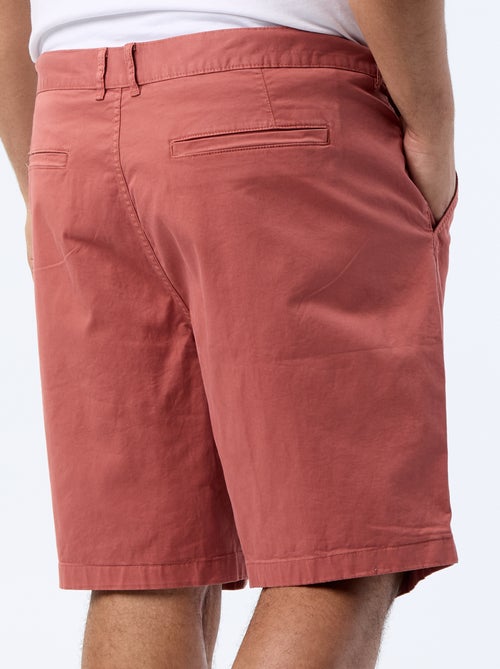 Bermuda chino em sarja - Kiabi