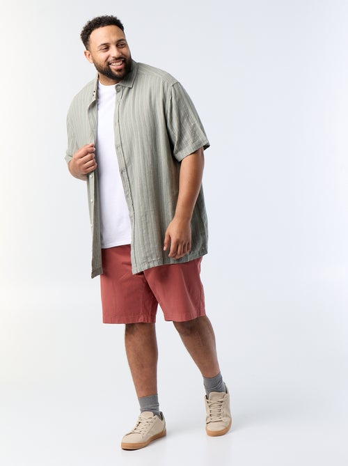 Bermuda chino em sarja - Kiabi