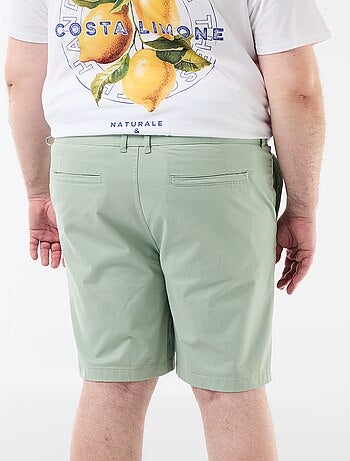 Bermuda chino em sarja