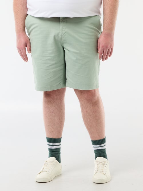Bermuda chino em sarja - Kiabi